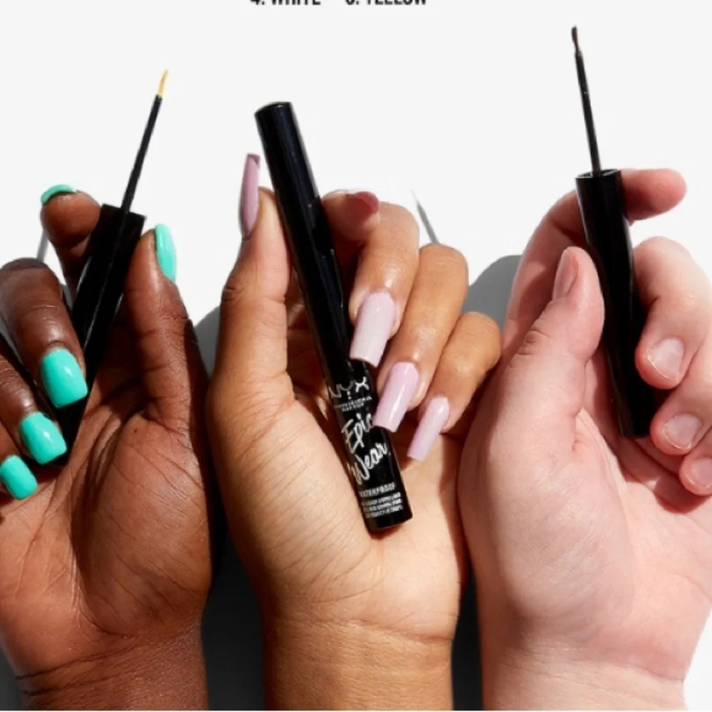 Epic Wear Liquid Liner thin eyeliner makeup drawing design art NYX waterproof